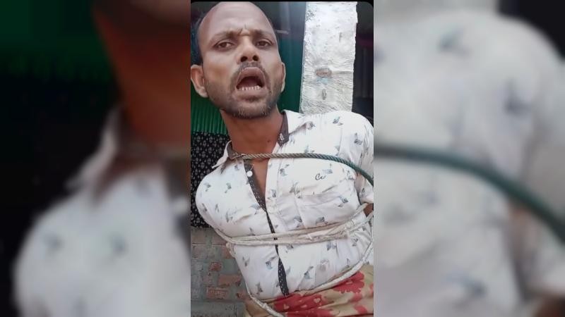 তাহিরপুরে চুরির অভিযোগে যুবলীগ নেতাকে মারধর, মুচলেকা নিয়ে মুক্তি