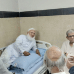 হাসপাতালে জামায়াত আমিরের পাশে মির্জা ফখরুল